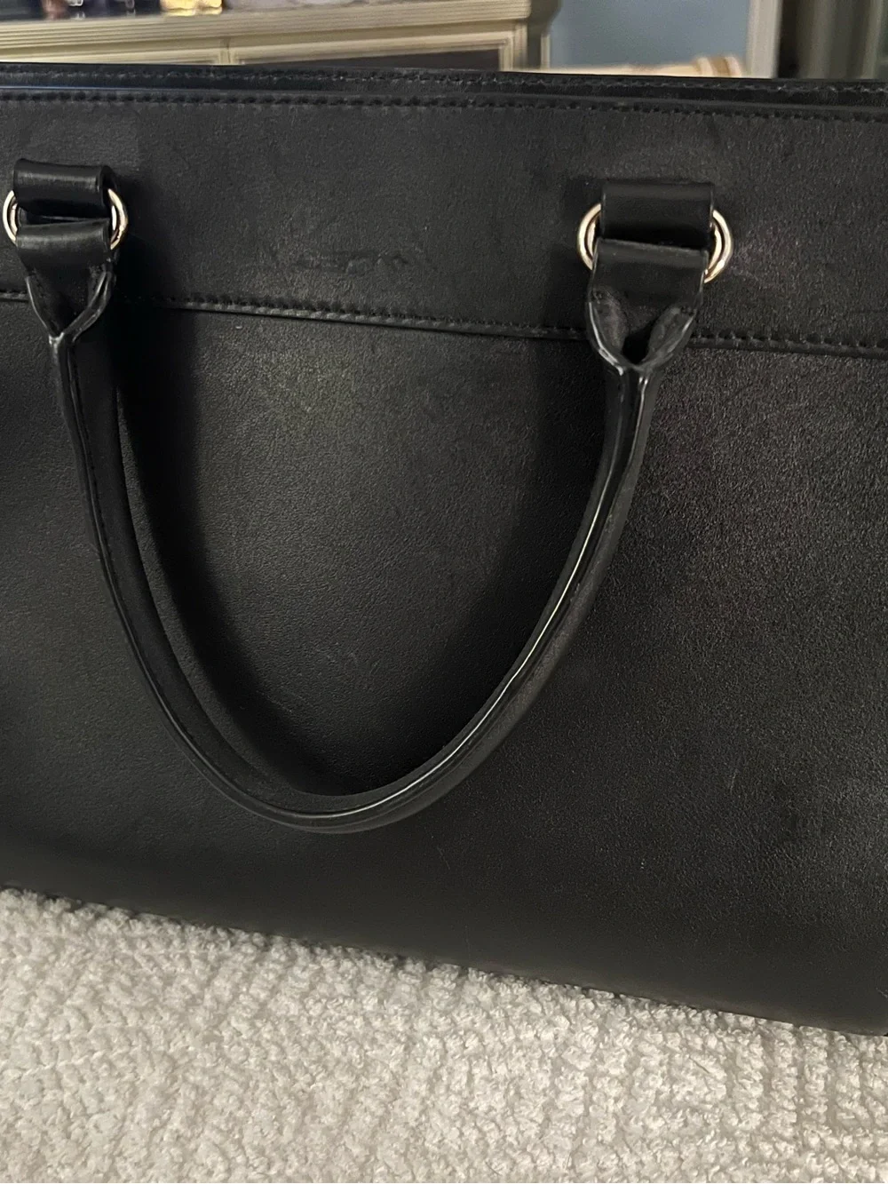 kate spade leopard print satchel in black and brown